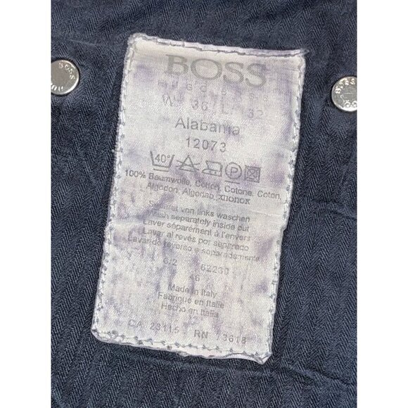 Hugo Boss Black Regular Fit Denim Classic Five Pockets Men's Jeans Size 36x32 - Picture 8 of 8